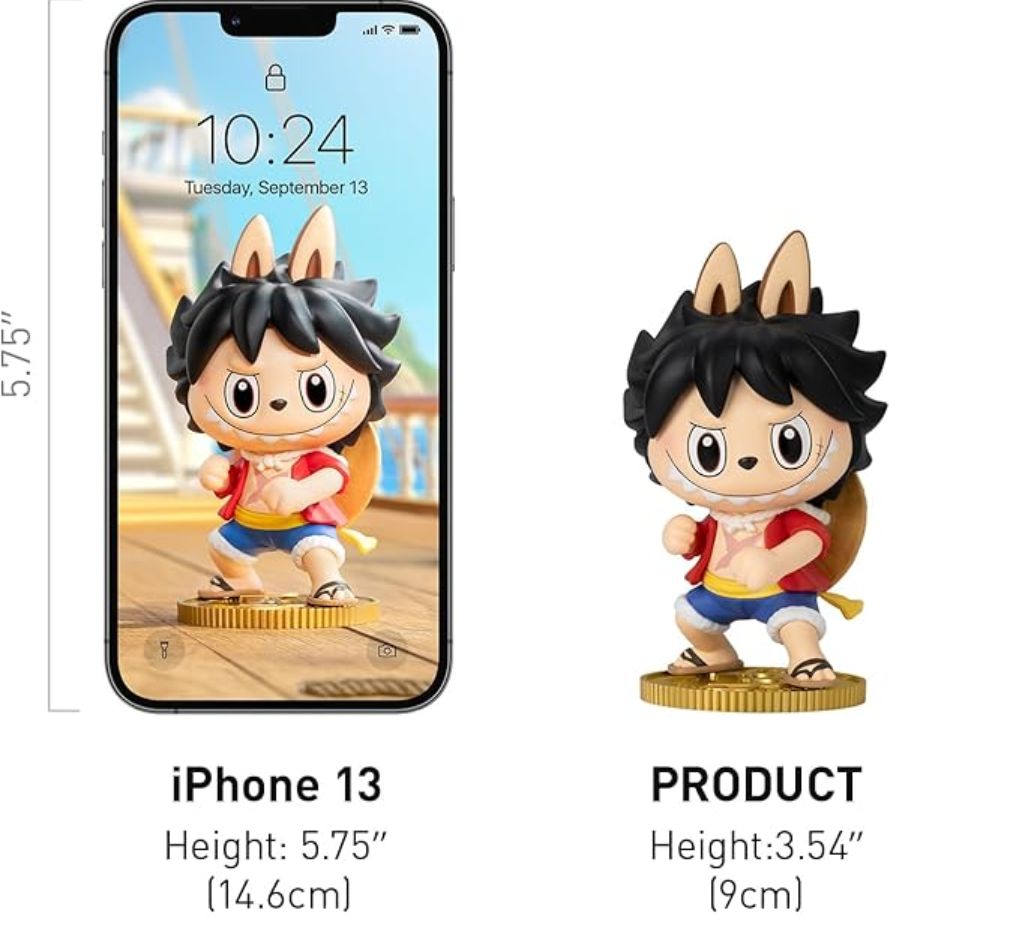 POP MART The Monsters × One Piece Series Figures 12PCs Blind Box Figures, Random Design Action Figures Collectible Toys Home Decorations, Holiday Birthday Gifts for Girls and Boys, Whole Set