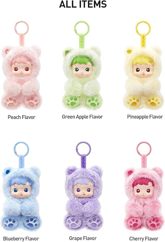 Pop Mart Labubu HACIPUPU Gummy Bear Series Vinyl Plush Pendant Single Blind Box